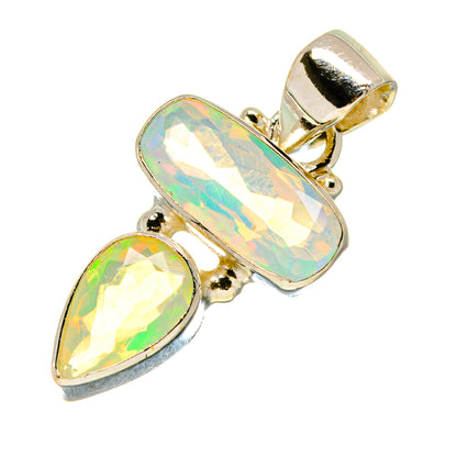 Ethiopian Opal Pendants handcrafted by Ana Silver Co - PD759049