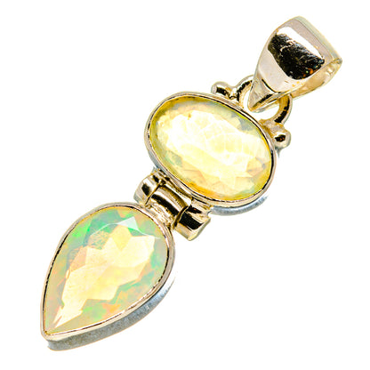 Ethiopian Opal Pendants handcrafted by Ana Silver Co - PD759050