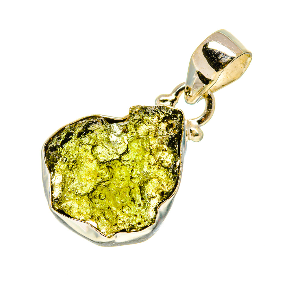 Czech Moldavite Pendants handcrafted by Ana Silver Co - PD759051