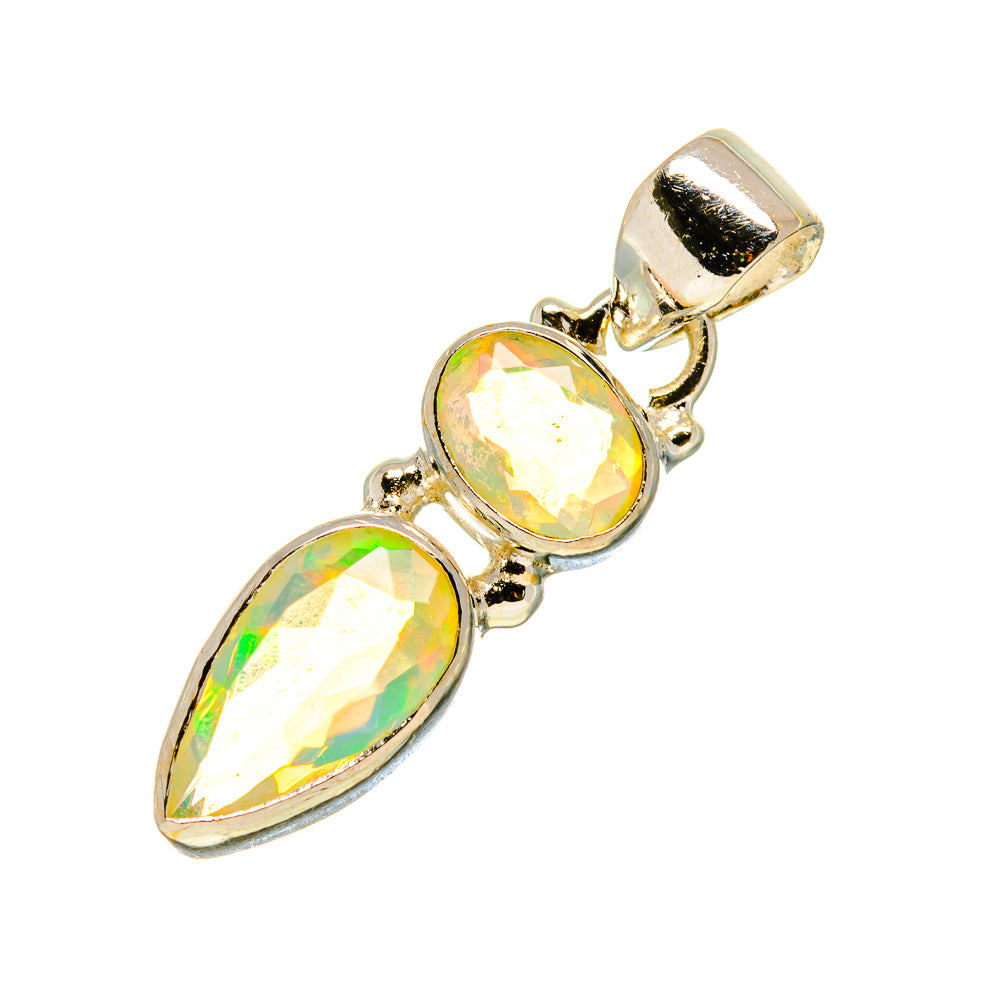 Ethiopian Opal Pendants handcrafted by Ana Silver Co - PD759055