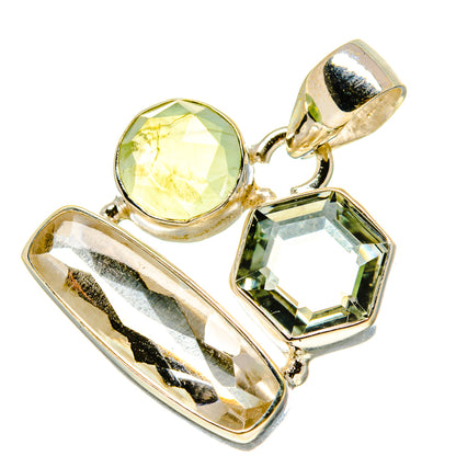White Quartz Pendants handcrafted by Ana Silver Co - PD759060