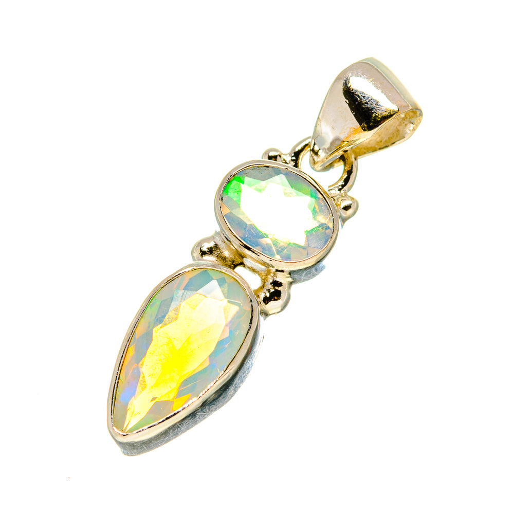 Ethiopian Opal Pendants handcrafted by Ana Silver Co - PD759061