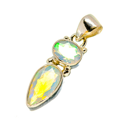 Ethiopian Opal Pendants handcrafted by Ana Silver Co - PD759061
