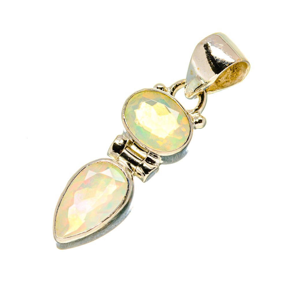 Ethiopian Opal Pendants handcrafted by Ana Silver Co - PD759062