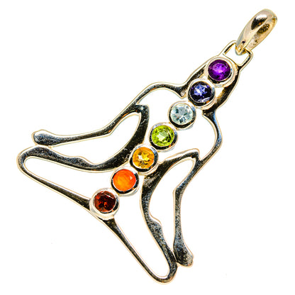 Multi-Stone Chakra Pendants handcrafted by Ana Silver Co - PD759068