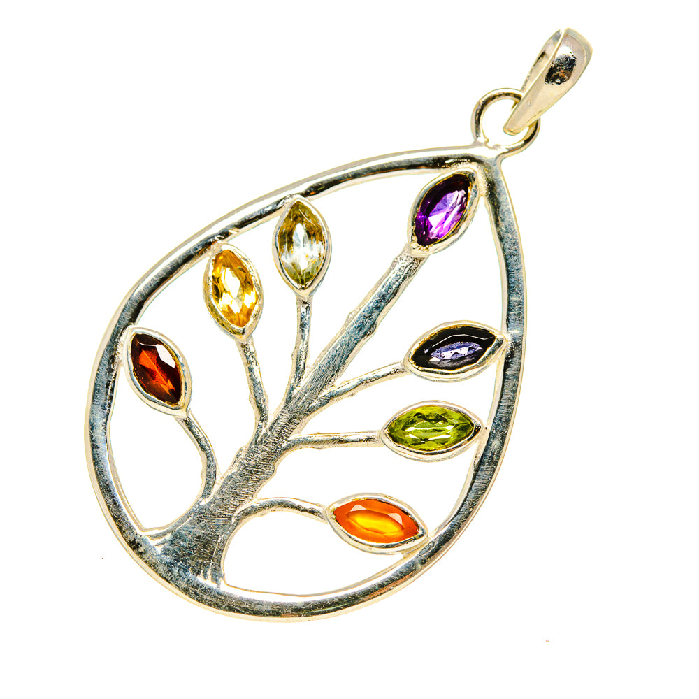 Multi-Stone Chakra Pendants handcrafted by Ana Silver Co - PD759069