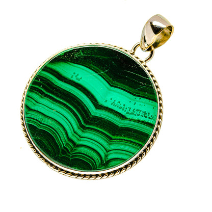 Malachite Pendants handcrafted by Ana Silver Co - PD759076