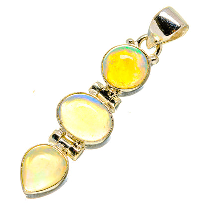 Ethiopian Opal Pendants handcrafted by Ana Silver Co - PD759086