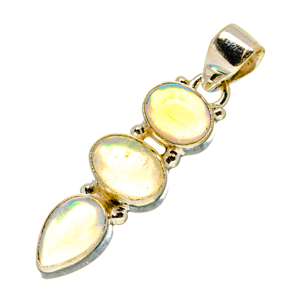 Ethiopian Opal Pendants handcrafted by Ana Silver Co - PD759091