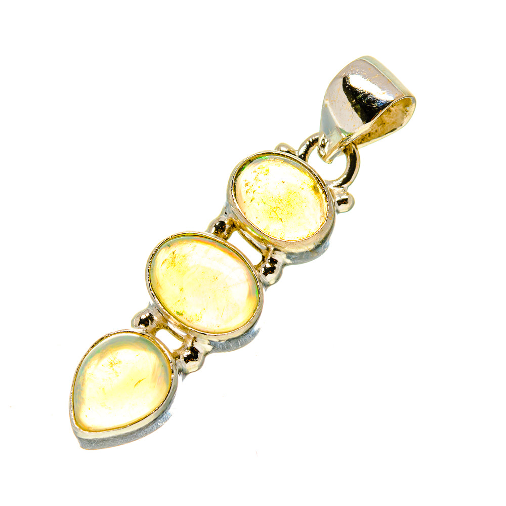 Ethiopian Opal Pendants handcrafted by Ana Silver Co - PD759102
