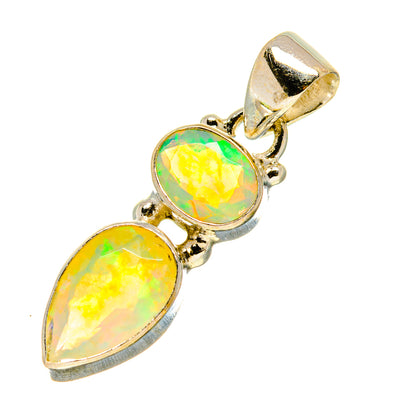 Ethiopian Opal Pendants handcrafted by Ana Silver Co - PD759111