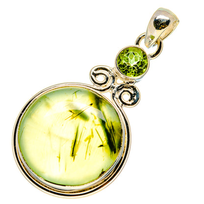 Prehnite Pendants handcrafted by Ana Silver Co - PD759115