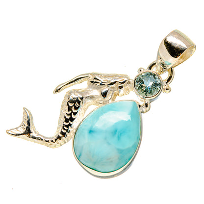 Larimar Pendants handcrafted by Ana Silver Co - PD759117