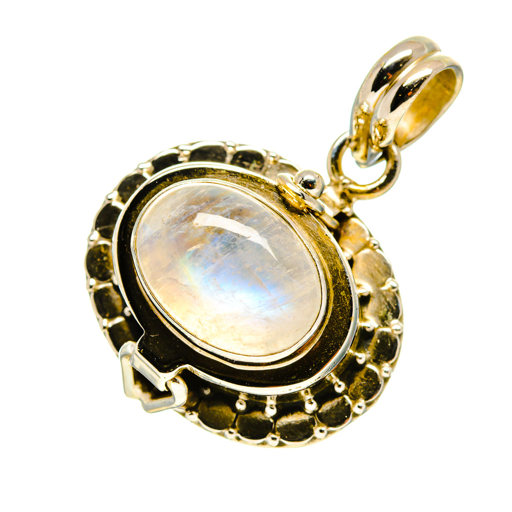 Rainbow Moonstone Pendants handcrafted by Ana Silver Co - PD759121