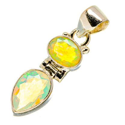 Ethiopian Opal Pendants handcrafted by Ana Silver Co - PD759129