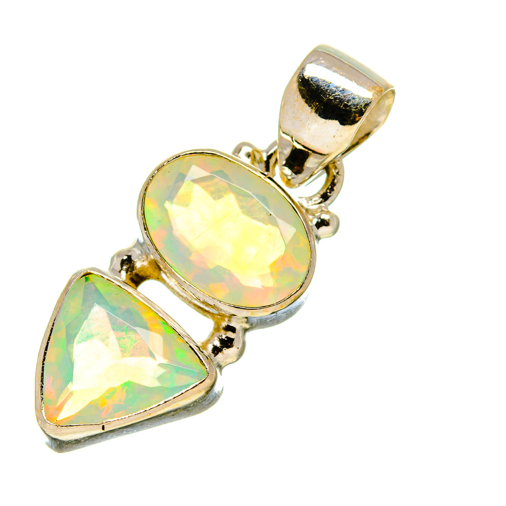 Ethiopian Opal Pendants handcrafted by Ana Silver Co - PD759131