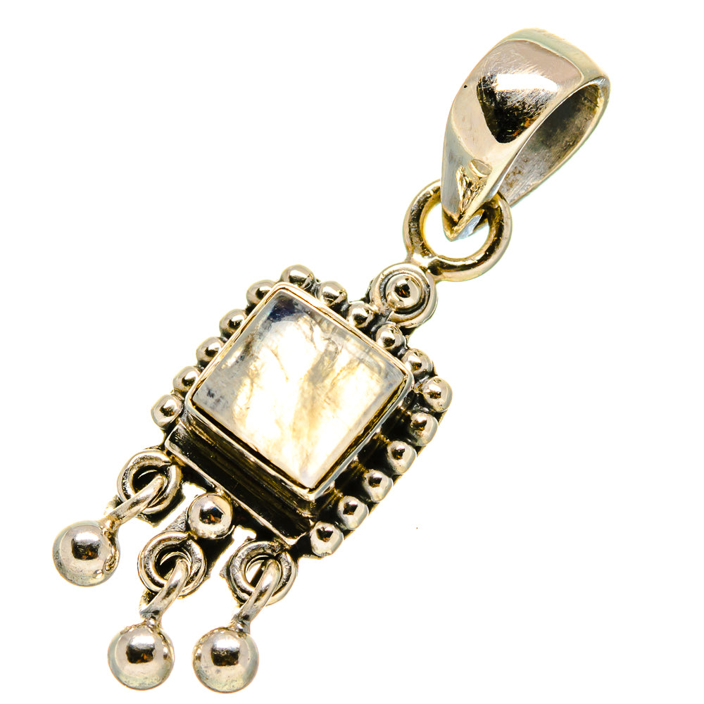 Rainbow Moonstone Pendants handcrafted by Ana Silver Co - PD759133