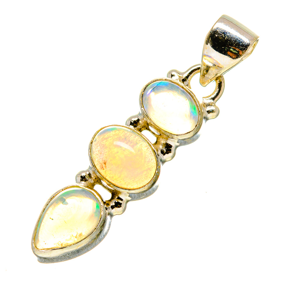 Ethiopian Opal Pendants handcrafted by Ana Silver Co - PD759135