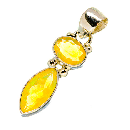 Ethiopian Opal Pendants handcrafted by Ana Silver Co - PD759136