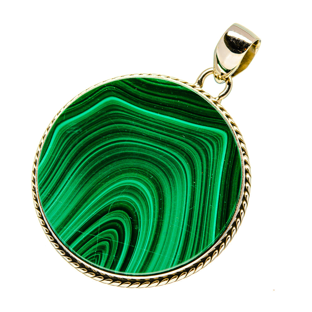 Malachite Pendants handcrafted by Ana Silver Co - PD759148
