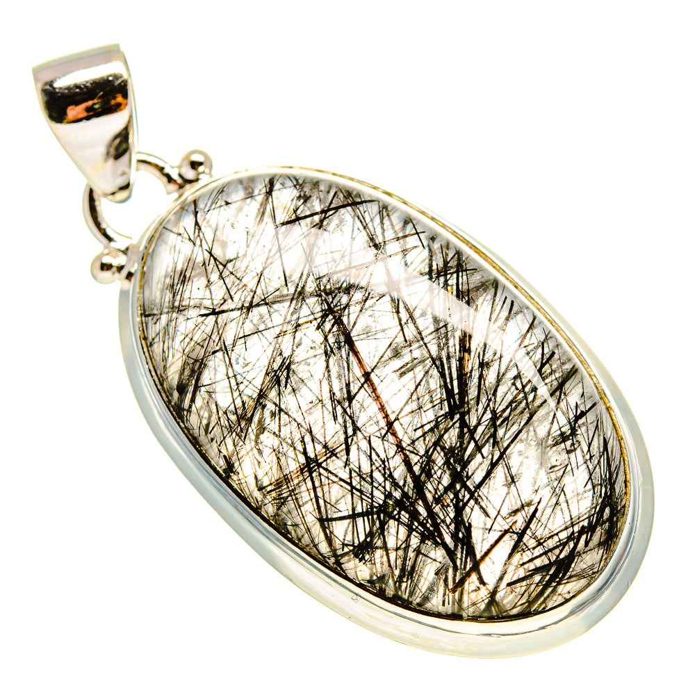 Tourmalinated Quartz Pendants handcrafted by Ana Silver Co - PD759156