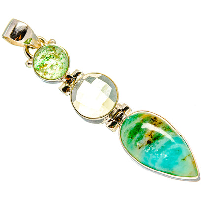 Peruvian Opal Pendants handcrafted by Ana Silver Co - PD759162