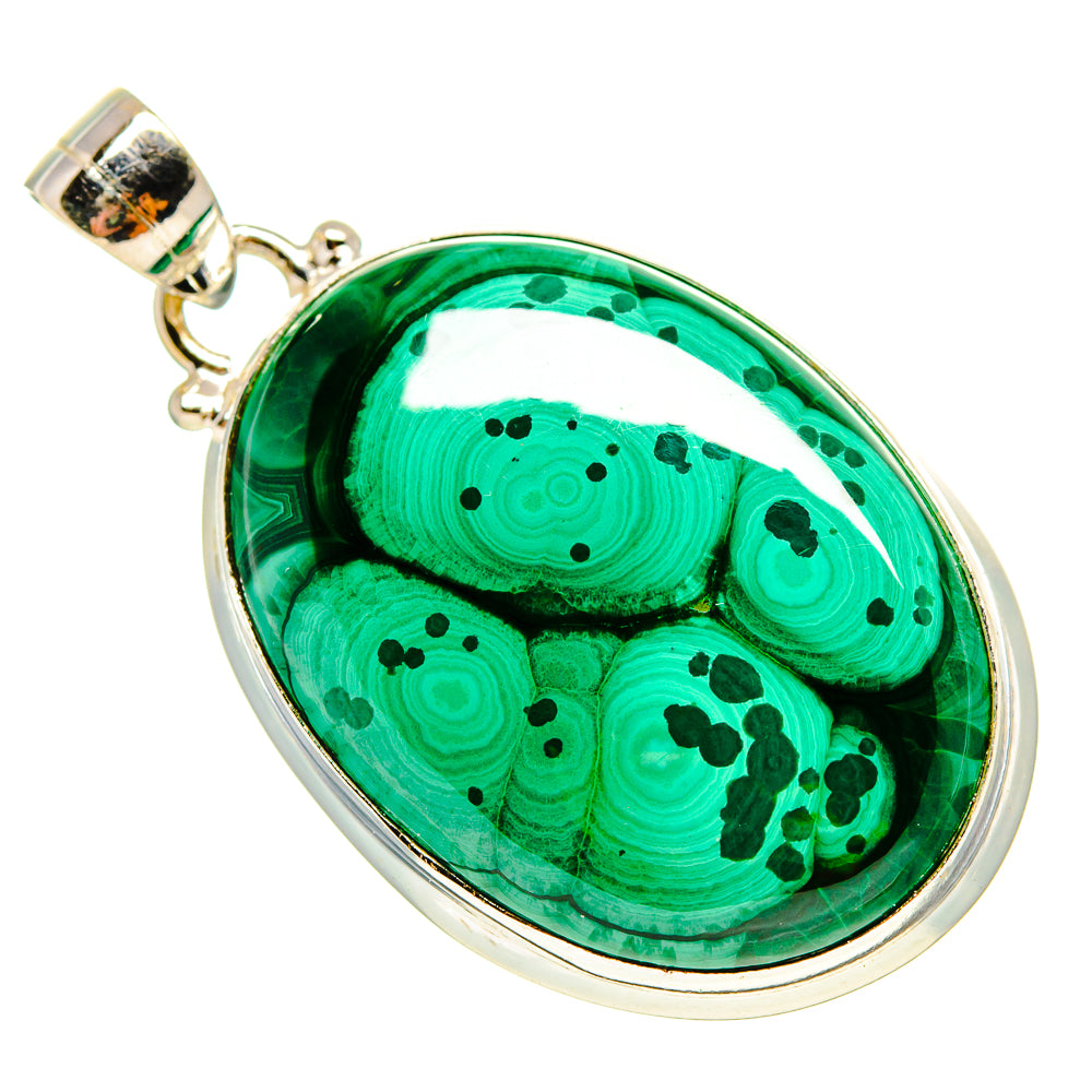Malachite Pendants handcrafted by Ana Silver Co - PD759174