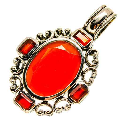 Red Onyx Pendants handcrafted by Ana Silver Co - PD759193