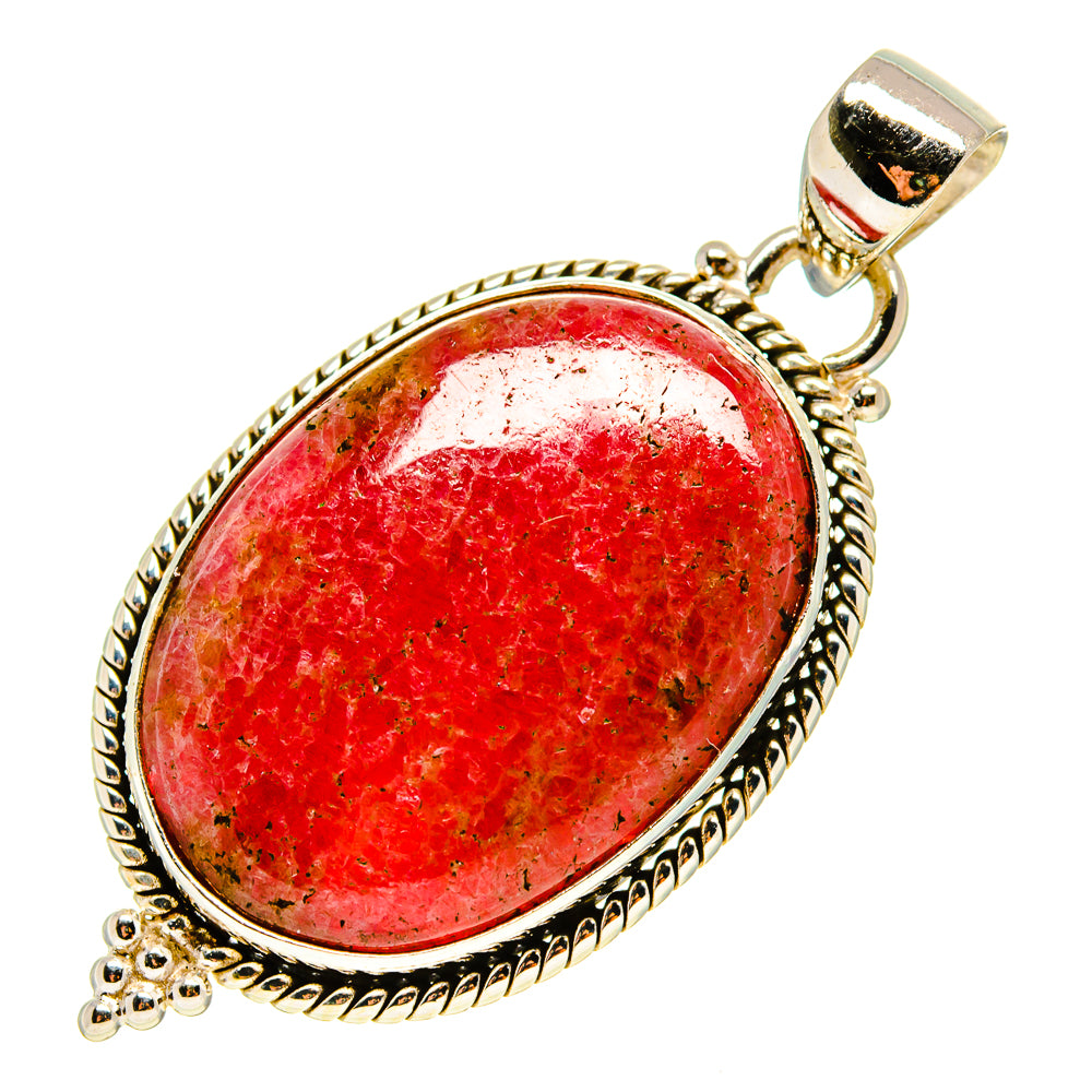Rhodonite Pendants handcrafted by Ana Silver Co - PD759203