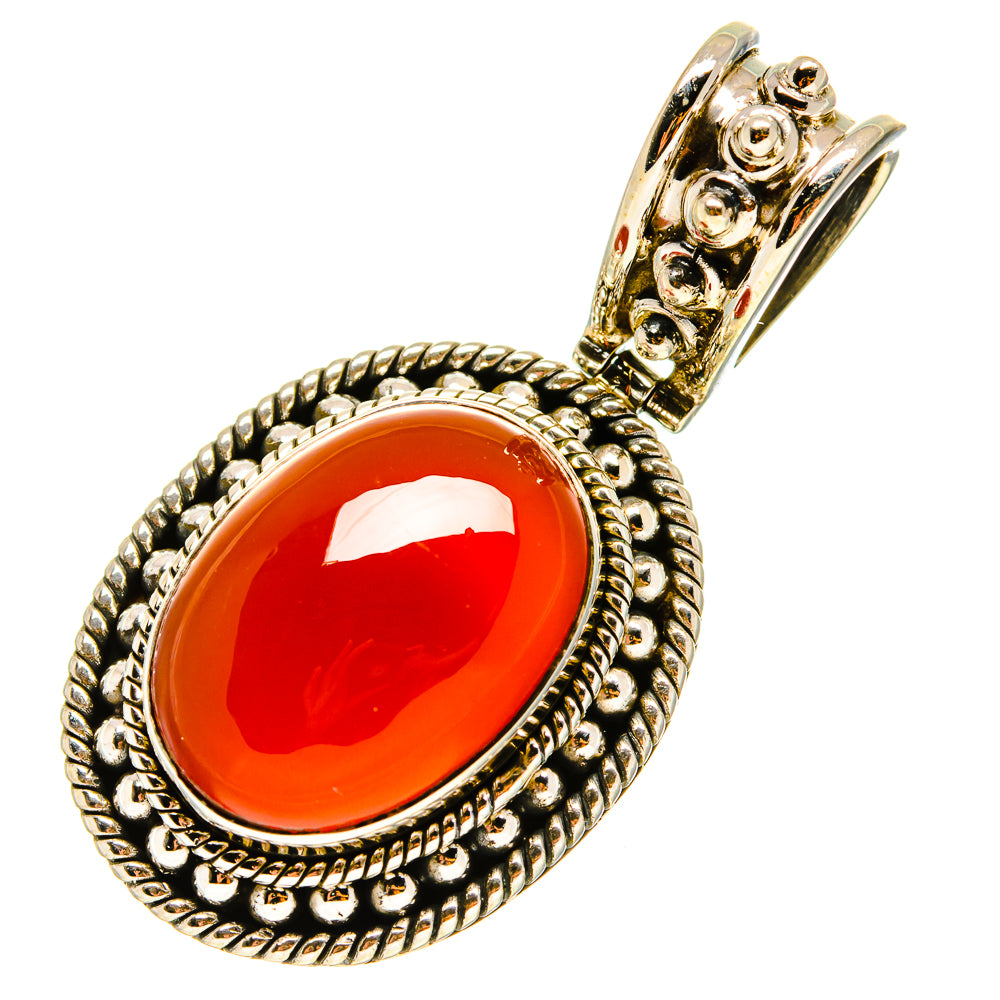 Red Onyx Pendants handcrafted by Ana Silver Co - PD759205
