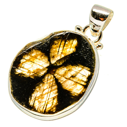 Chiastolite Pendants handcrafted by Ana Silver Co - PD759207