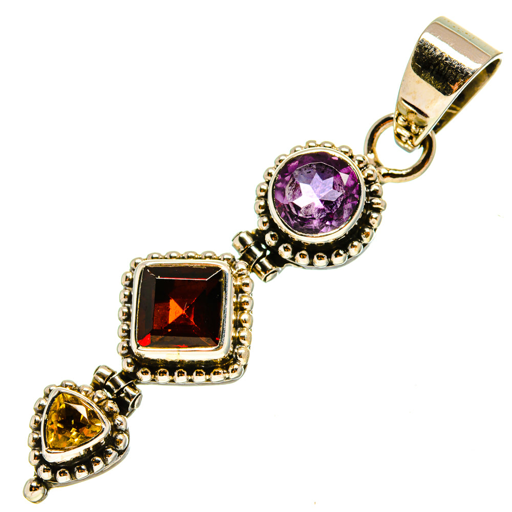 Garnet Pendants handcrafted by Ana Silver Co - PD759208