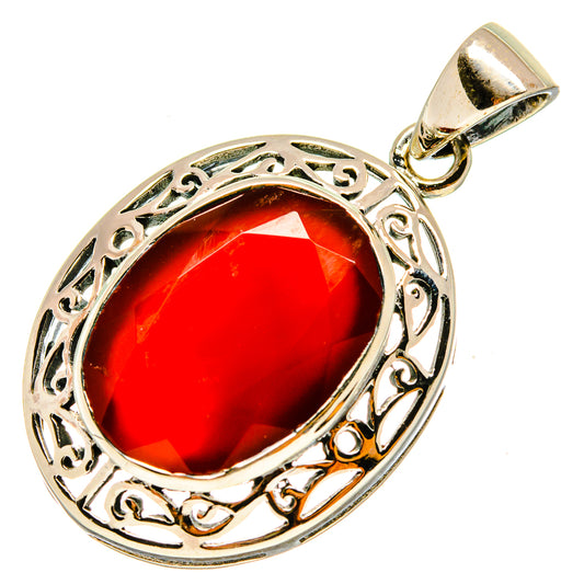 Red Onyx Pendants handcrafted by Ana Silver Co - PD759222