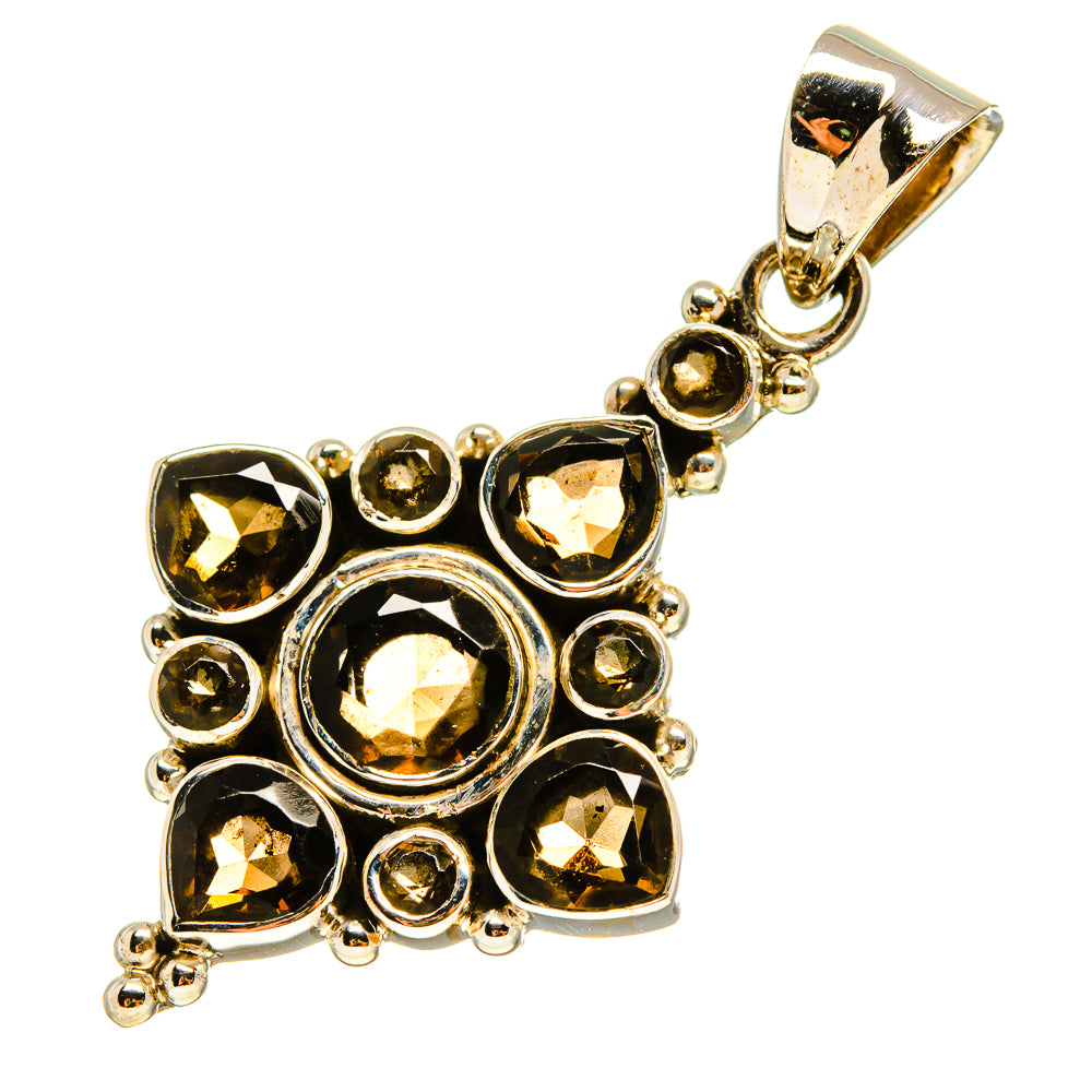 Smoky Quartz Pendants handcrafted by Ana Silver Co - PD759231