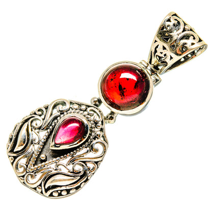 Garnet Pendants handcrafted by Ana Silver Co - PD759243