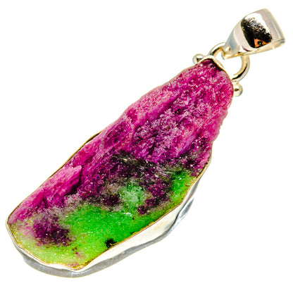 Ruby Zoisite Pendants handcrafted by Ana Silver Co - PD759266