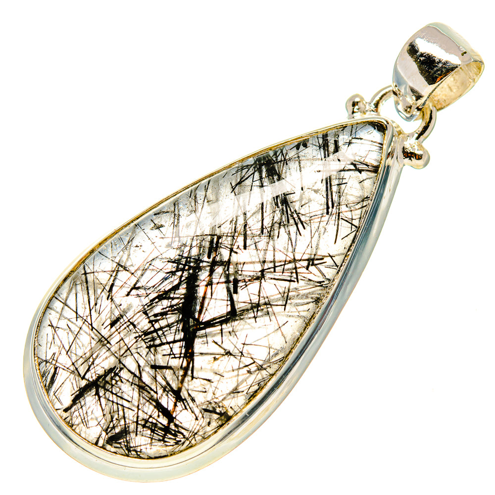 Tourmalinated Quartz Pendants handcrafted by Ana Silver Co - PD759274
