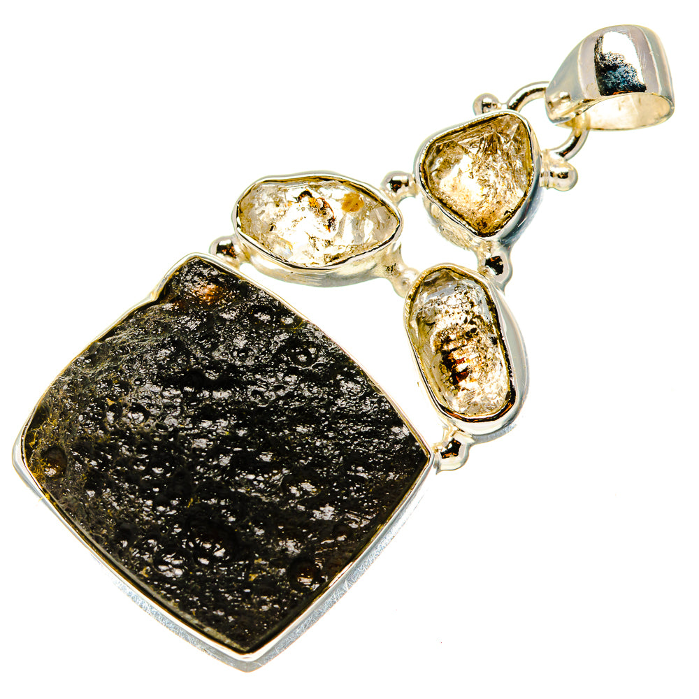 Tektite Pendants handcrafted by Ana Silver Co - PD759275