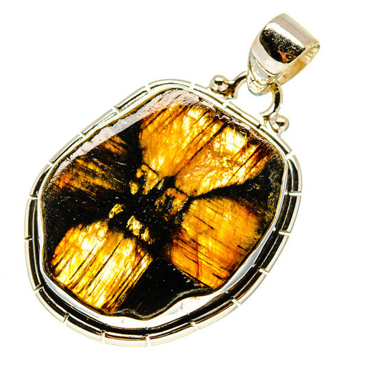 Chiastolite Pendants handcrafted by Ana Silver Co - PD759283