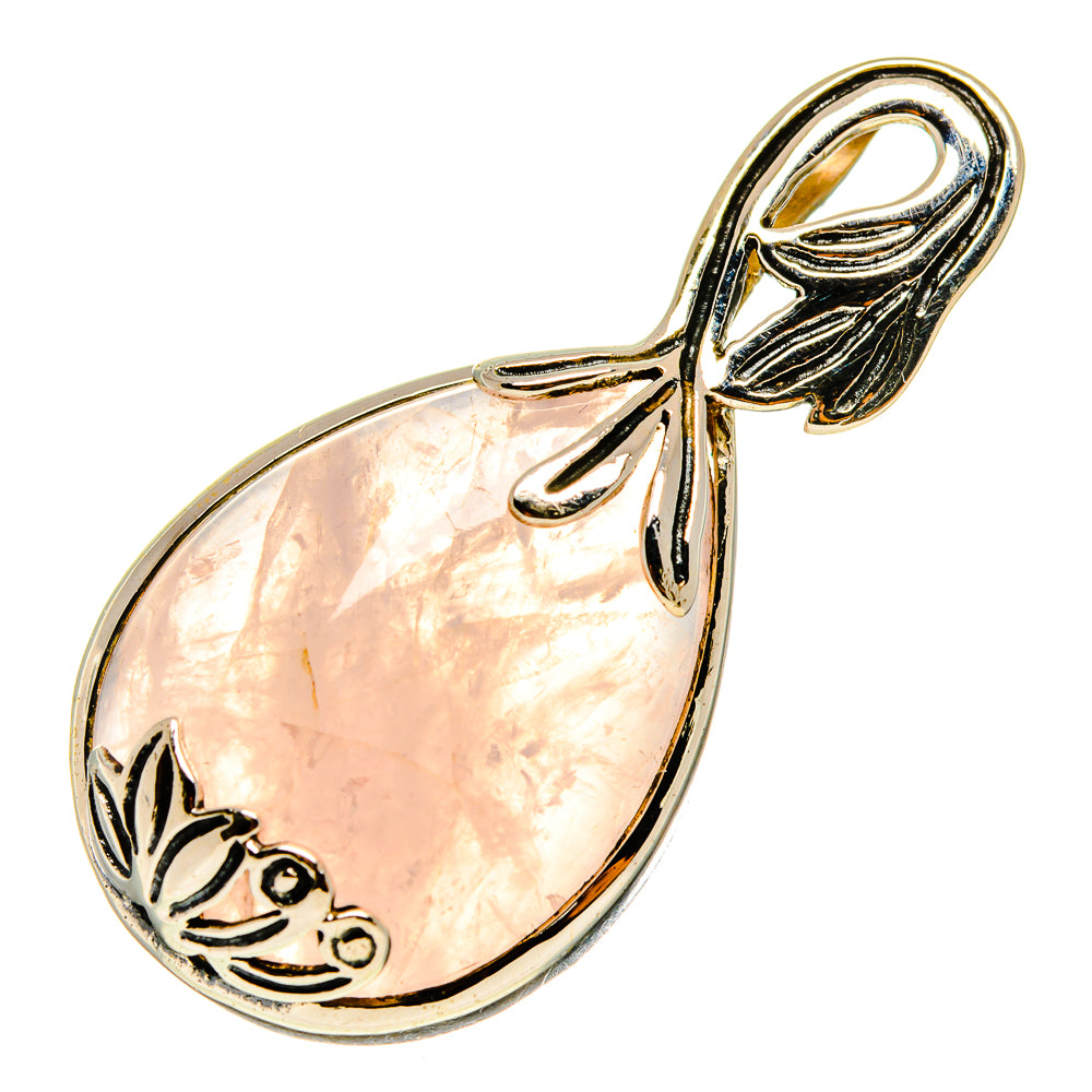 Rose Quartz Pendants handcrafted by Ana Silver Co - PD759285