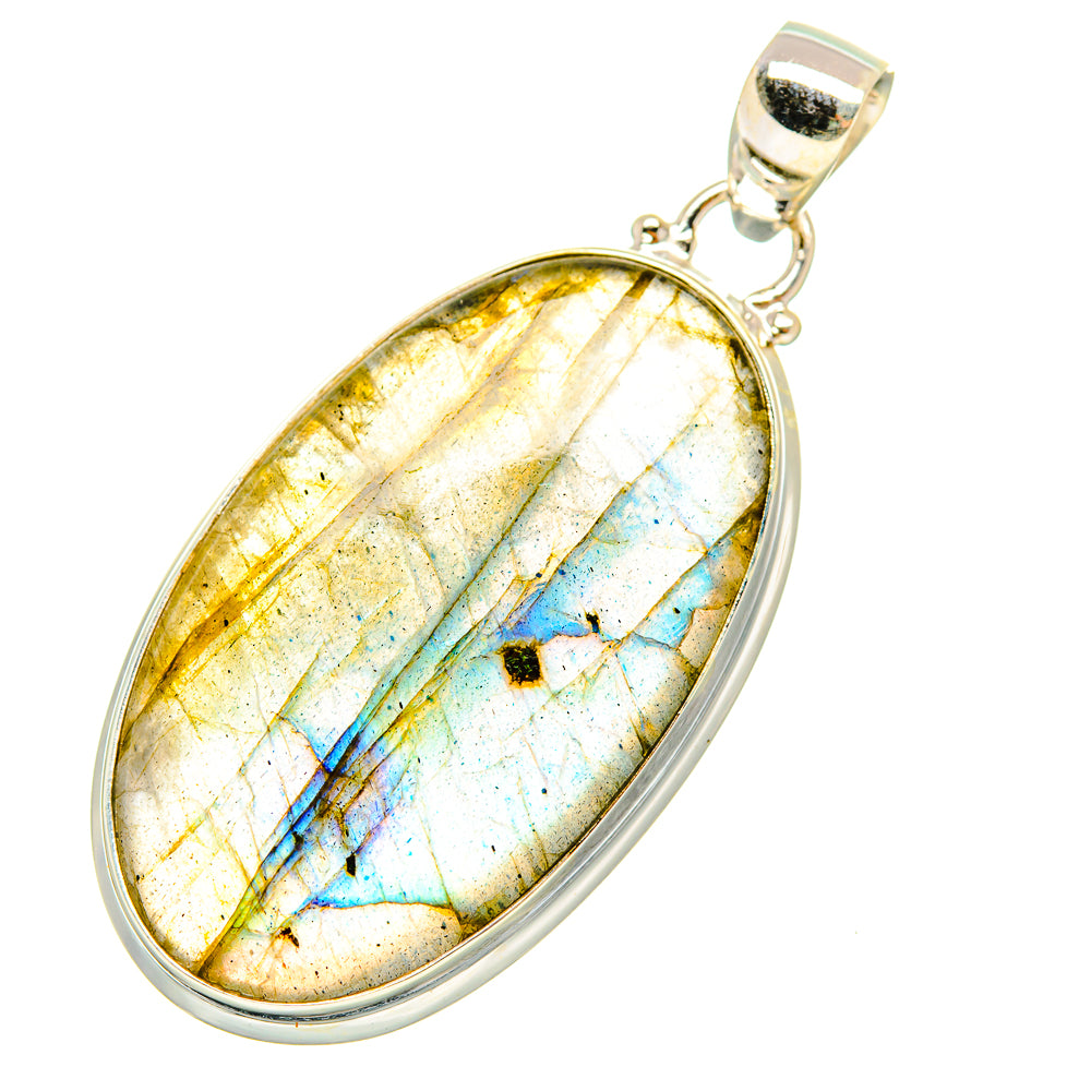 Labradorite Pendants handcrafted by Ana Silver Co - PD7593