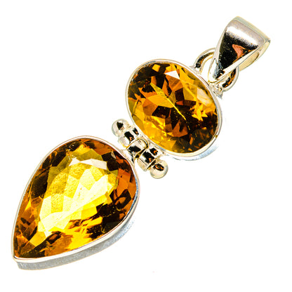 Citrine Pendants handcrafted by Ana Silver Co - PD759304