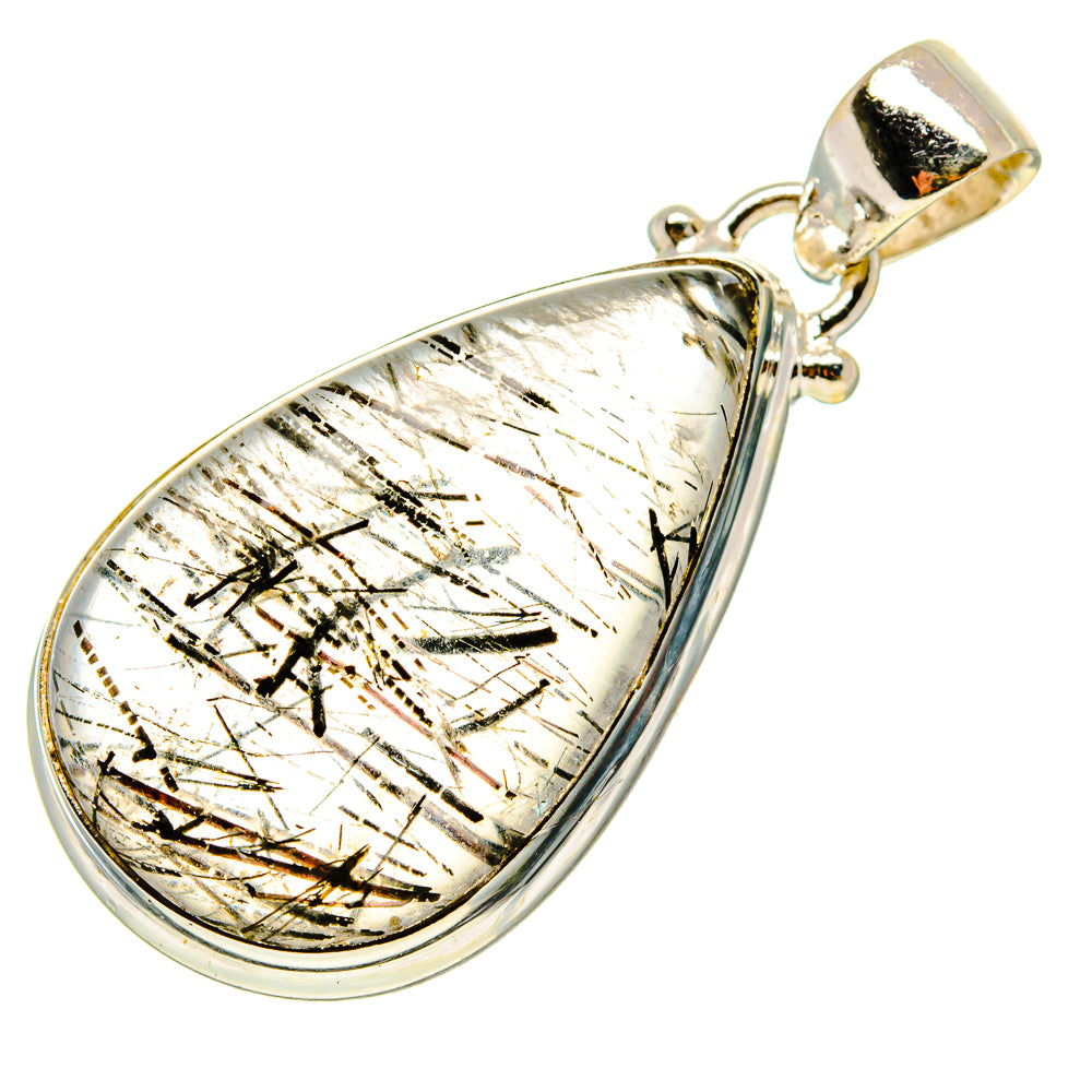 Tourmalinated Quartz Pendants handcrafted by Ana Silver Co - PD759307