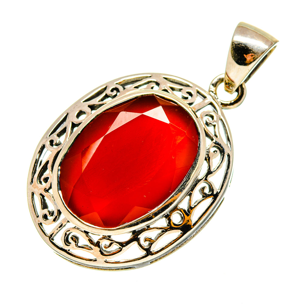 Red Onyx Pendants handcrafted by Ana Silver Co - PD759312