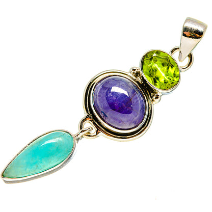 Tanzanite Pendants handcrafted by Ana Silver Co - PD759321