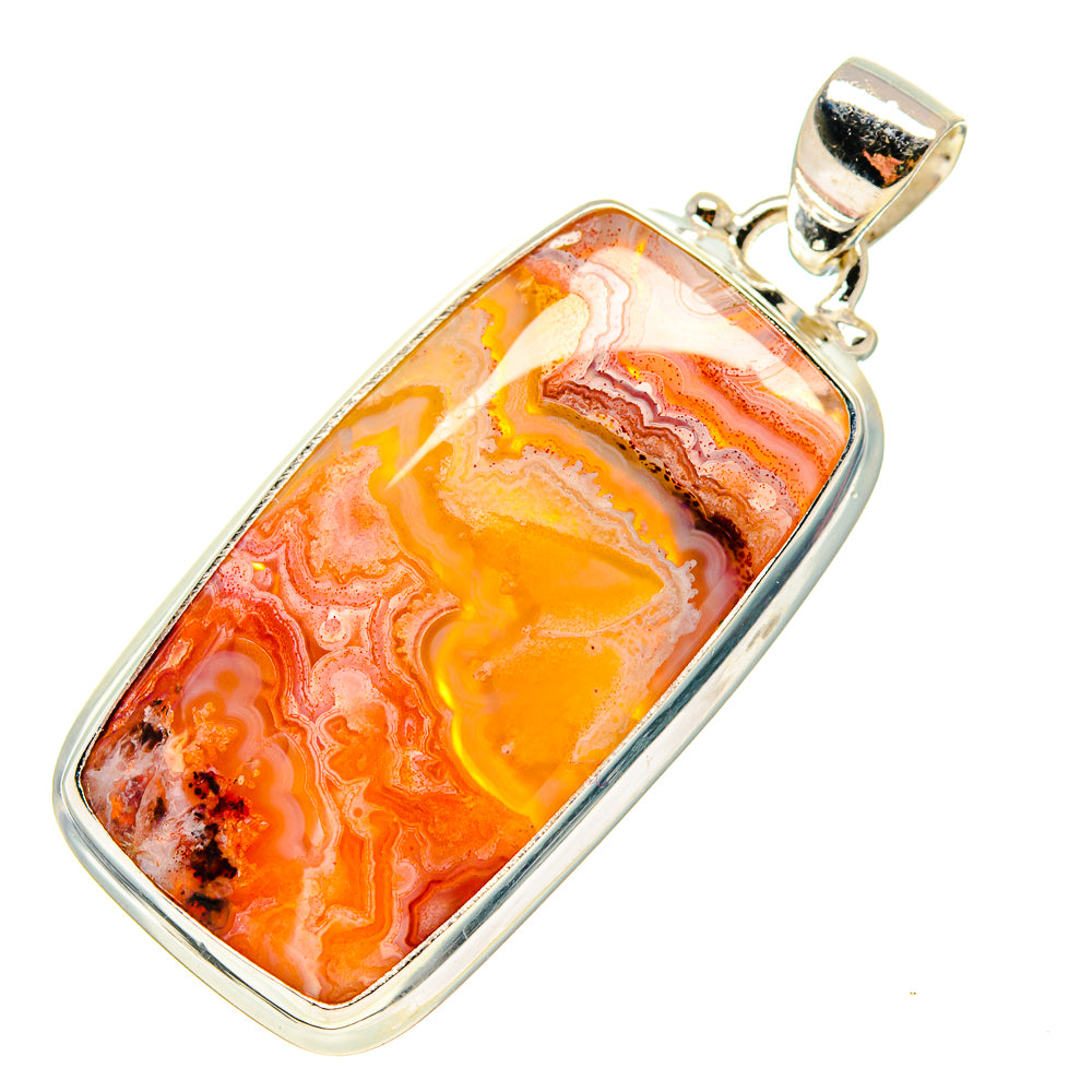 Crazy Lace Agate Pendants handcrafted by Ana Silver Co - PD759336