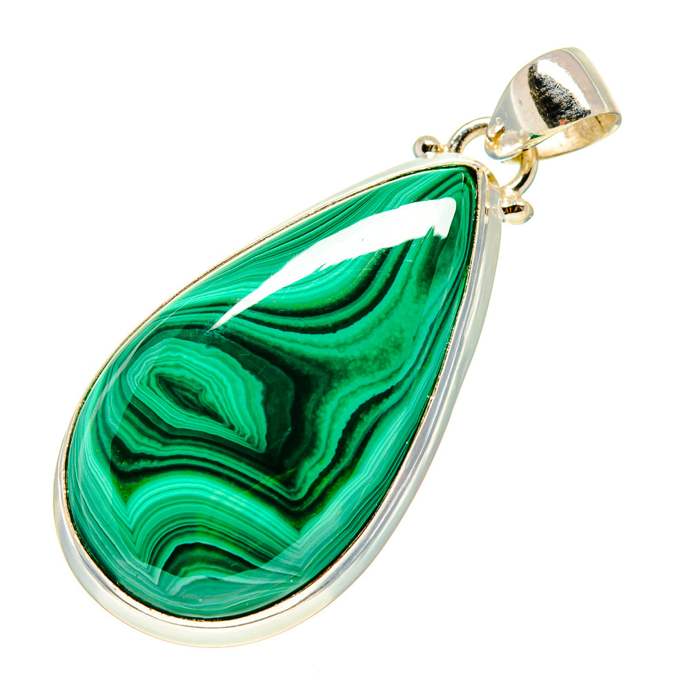 Malachite Pendants handcrafted by Ana Silver Co - PD759341