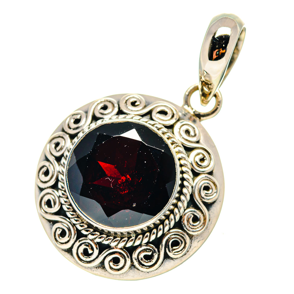 Garnet Pendants handcrafted by Ana Silver Co - PD759354