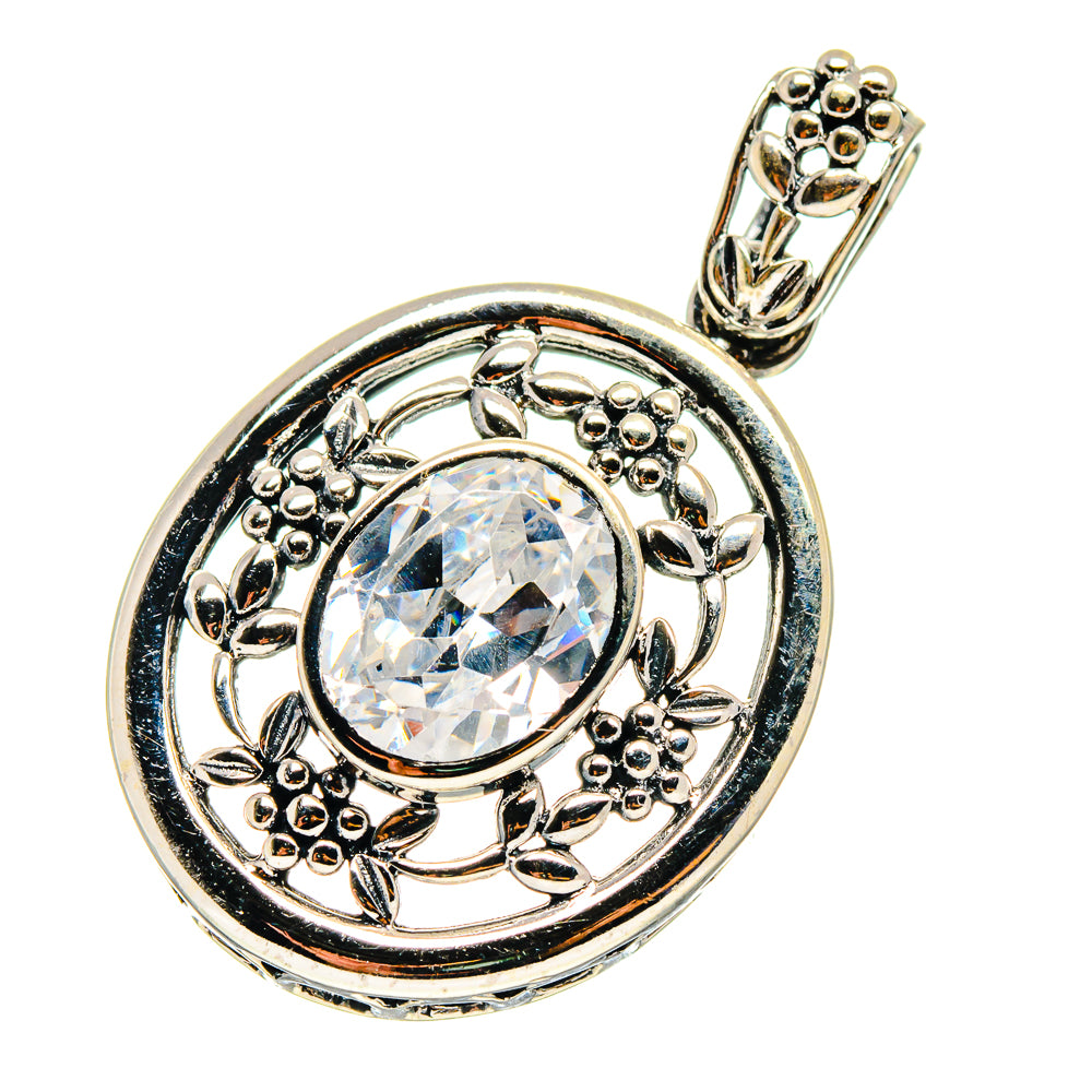 White Quartz Pendants handcrafted by Ana Silver Co - PD759355