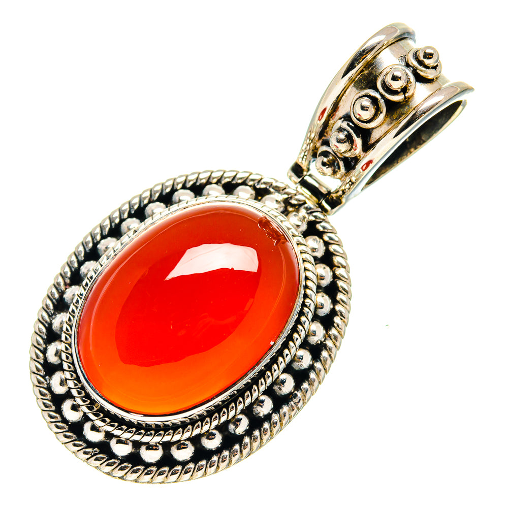 Carnelian Pendants handcrafted by Ana Silver Co - PD759357